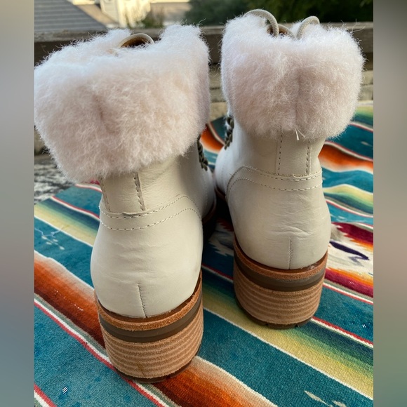 Kork-Ease Winslet Fog Shearling Combo SZ 7 NEW - Picture 9 of 13